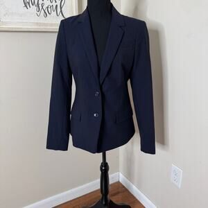 Banana Republic Career Navy Tailored Blazer Size 4